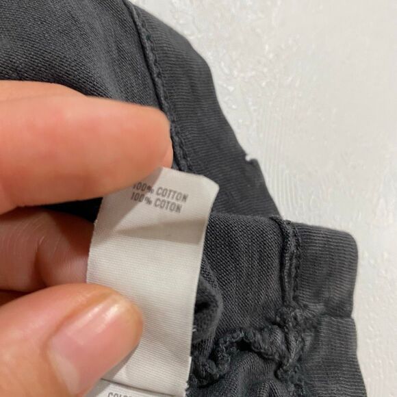 Aerie Oversized V-Neck T-Shirt XL Gray Casual Soft Basic Tee - Picture 7 of 9